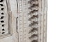 GINER Y COLOMER Armoire en bois de manguier blanc décapé